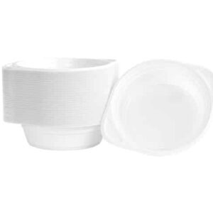 Suppetallerken Genanvendelig Plastik 16 cm 500 ml - Pakke med 100 stk - NoNameCE PRODUCTS