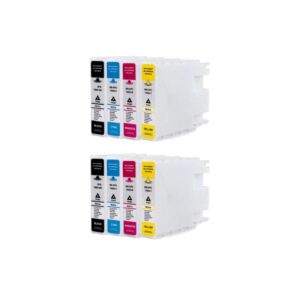 Rabatpakke - Epson T9081-T9084 2 x BK-C-M-Y stk blækpatron Kompatibel C13T908140-2 34.000 sider - Epson - kompatibel