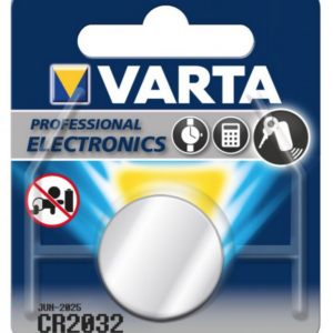 Batteri, lithium, 3V, CR2032, Varta - KOZ