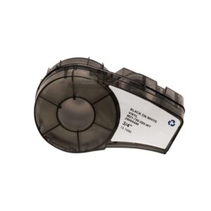 Brady B-595 Tape sort tekst på hvid  19,05mm x 6,4m  Kompatible - INKpartner ApS