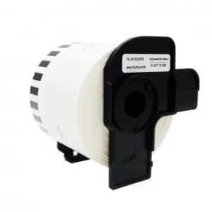 Brother DK22205 adresseetiket, 62mm x 30.5m  Kompatibel  DK22205 - INKpartner ApS
