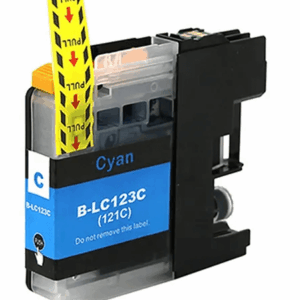 Brother LC123C cyan printerpatron 600 sider  alternativ  LC123C - INKpartner ApS