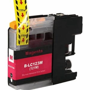 Brother LC123M magenta printerpatron 600 sider  alternativ  LC123M - INKpartner ApS