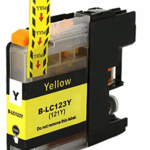 Brother LC123Y gul printerpatron 600 sider  alternativ  LC123Y - INKpartner ApS