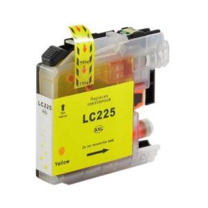 Brother LC225XLY gul printerpatron 1200 sider  alternativ  LC225XLY - INKpartner ApS