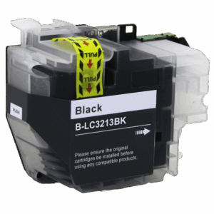 Brother LC3213 BK sort printerpatron 15 ml alternativ  LC3213BK - INKpartner ApS