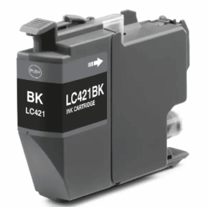 Brother LC421BK sort printerpatron 200 sider  alternativ  LC421BK - INKpartner ApS
