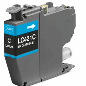 Brother LC421C cyan printerpatron 200 sider  alternativ  LC421C - INKpartner ApS