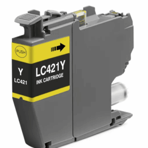Brother LC421Y gul printerpatron 200 sider  alternativ  LC421Y - INKpartner ApS