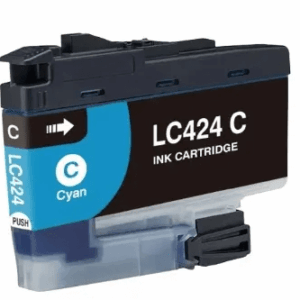 Brother LC424C cyan printerpatron 750 sider  alternativ  LC424C - INKpartner ApS