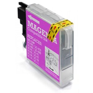 Brother LC980M magenta printerpatron 12ml  alternativ  LC980M - INKpartner ApS