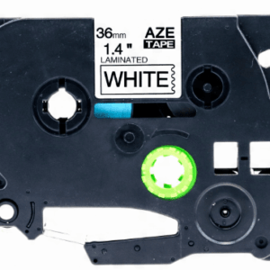 Brother TZeFX261 Tape sort tekst på hvid tape Fleksibel  36mm x 8m  Uoriginal - INKpartner ApS