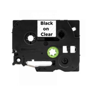 Brother Tze161 Sort på gennemsigtig standardtape kompatibel 36mm x 8m - Brother - kompatibel
