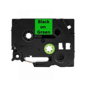 Brother Tze761 Sort på grøn standardtape Kompatibel 36mm x 8m - Brother - kompatibel