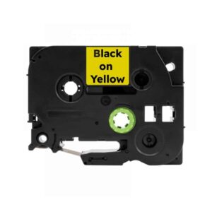 Brother Tze661 Sort på gul standardtape kompatibel 36mm x 8m - Brother - kompatibel
