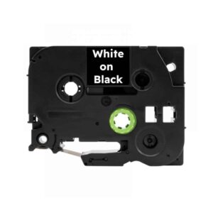 Brother Tze345 Hvid på sort standardtape kompatibel 18mm x 8m - Brother - kompatibel