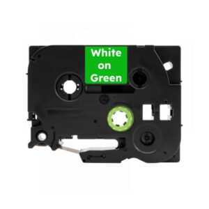 Brother Tze765 Hvid på grøn standardtape Kompatibel 36mm x 8m - Brother - kompatibel