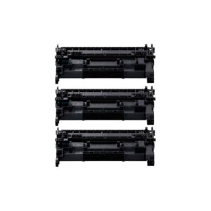 Rabatpakke - Canon 070 sort 3 stk toner kompatibel 5639C002-3 9.000 sider - Canon - kompatibel