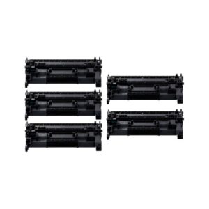 Rabatpakke - Canon 070 sort 5 stk toner kompatibel 5639C002-5 15.000 sider - Canon - kompatibel