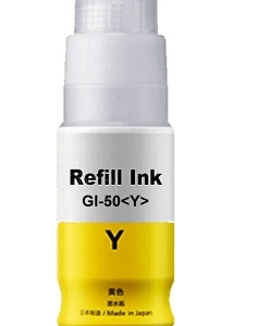 Canon GI-50Y gul printerpatron 70 ml 3405C001 alternativ - INKpartner ApS