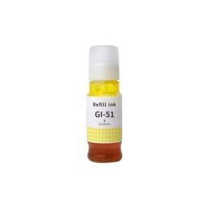 Canon GI-51Y yellow refill 70 ml 4548C001 alternativ - INKpartner ApS