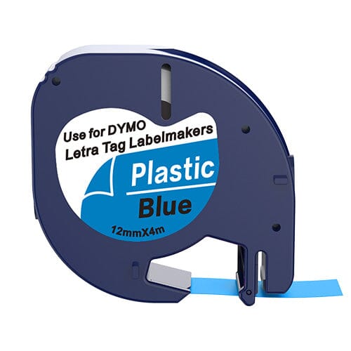 dymo-91205-sort-pa-bla-plastiktape-12-mm-s0721670-kompatibel-411551 Dymo 91205 / 91225 sort på blå plastiktape 12 mm S0721670 - Kompatibel - INKpartner ApS