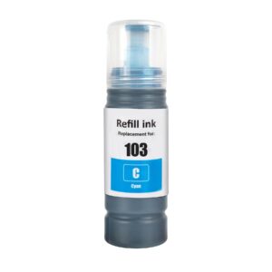 Epson 103 cyan refill 70 ml C13T00S24A  alternativ - INKpartner ApS