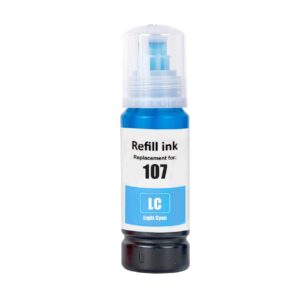 Epson 107 foto cyan refill 70 ml C13T09B540  alternativ - INKpartner ApS