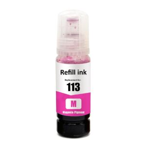 Epson 113 magenta refill 70 ml C13T06B340  alternativ - INKpartner ApS