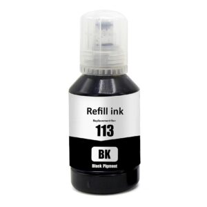 Epson 113 sort refill 130 ml C13T06B140  alternativ - INKpartner ApS