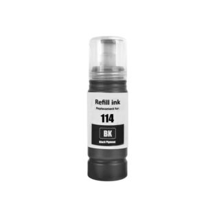 Epson 114 BK sort refill 70 ml C13T07A140  alternativ - INKpartner ApS