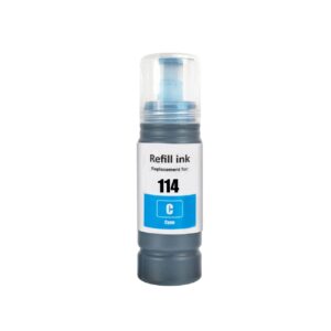 Epson 114 C cyan refill 70 ml  alternativ - INKpartner ApS