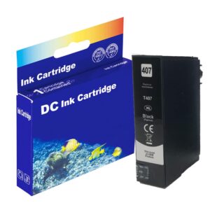 Epson 407XL sort printerpatron 47 ml C13T07U140  alternativ - INKpartner ApS