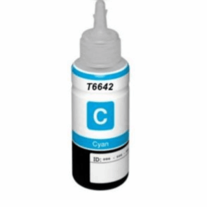 Epson T6642 cyan refill 100 ml C13T664240  alternativ - INKpartner ApS