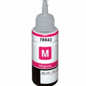 Epson T6643 magenta refill 100 ml C13T664340  alternativ - INKpartner ApS