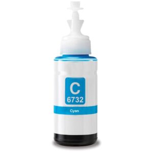 Epson T6732 cyan refill 70 ml C13T67324A  alternativ - INKpartner ApS