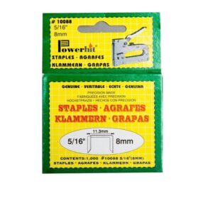 Hæfteklammer længde 8mm, bredde 11,3mm - 1000 stk. - INKpartner ApS