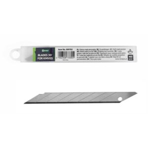 Hobbykniv blade, 9mm, 30 grader - 10 stk pakke - INKpartner ApS