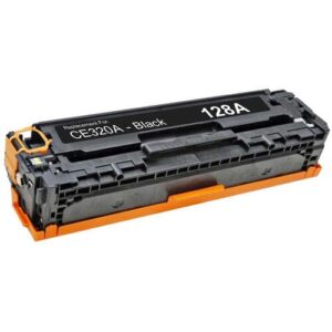 HP 128A sort toner 2.000 sider  alternativ  CE320A - INKpartner ApS