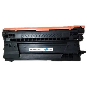 HP 655A cyan toner 10.500 sider CF451A  kompatible - INKpartner ApS