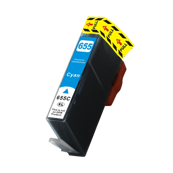 hp-655xl-cyan-blaekpatron-15ml-alternativ-cz110ae-233103 HP 655XL cyan blækpatron 15ml Alternativ CZ110AE - INKpartner ApS