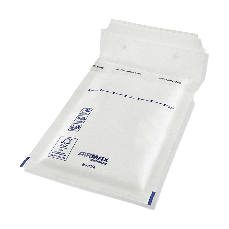 hvid-boblekuverter-airmax-nr-11-120-x-175-mm-200-stk-710759 Hvid Boblekuverter AIRMAX Nr. 11 - 120 x 175 mm. - 200 stk - INKpartner ApS