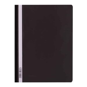 Tilbudsmappe A4 Sort med Klar Forside, 10 stk. - DONAU