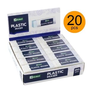 Viskelæder - Stor 20 stk 58x24x12 mm - D.rect