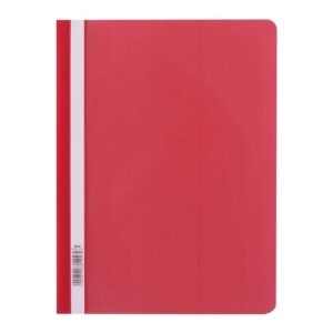 Tilbudsmappe A4 Rød med Klar Forside - Pakke med 25 stk. - NoNameCE PRODUCTS