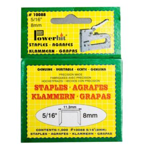 Hæfteklammer 8mm Længde, 11,3mm Bredde, 1000 stk - D.rect