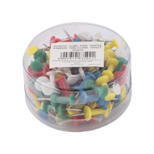 Tegnestifter - Push Pins i Assorterede Farver, 100 stk. - NoNameCE PRODUCTS