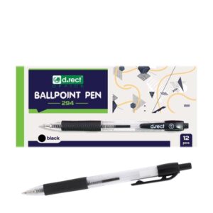 Kuglepen BALLPOINT, Type 294 Sort 12 stk - INKpartner ApS