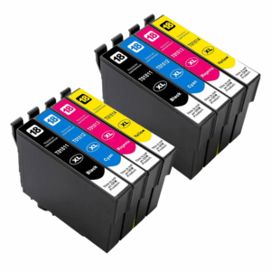 Pakke sæt Epson 18XL 2 x 4 farver BK-C-M-Y alternativ 130 - INKpartner ApS