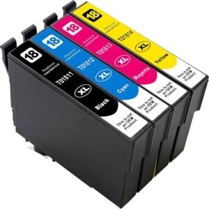 Pakke sæt Epson 18XL 4 farver BK-C-M-Y alternativ 65 ml - INKpartner ApS